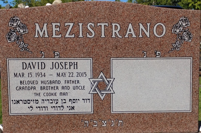 Headstone David Romano