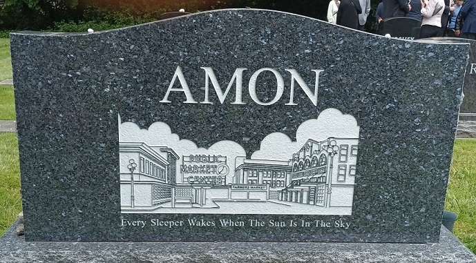 Solomon Amon headstone back